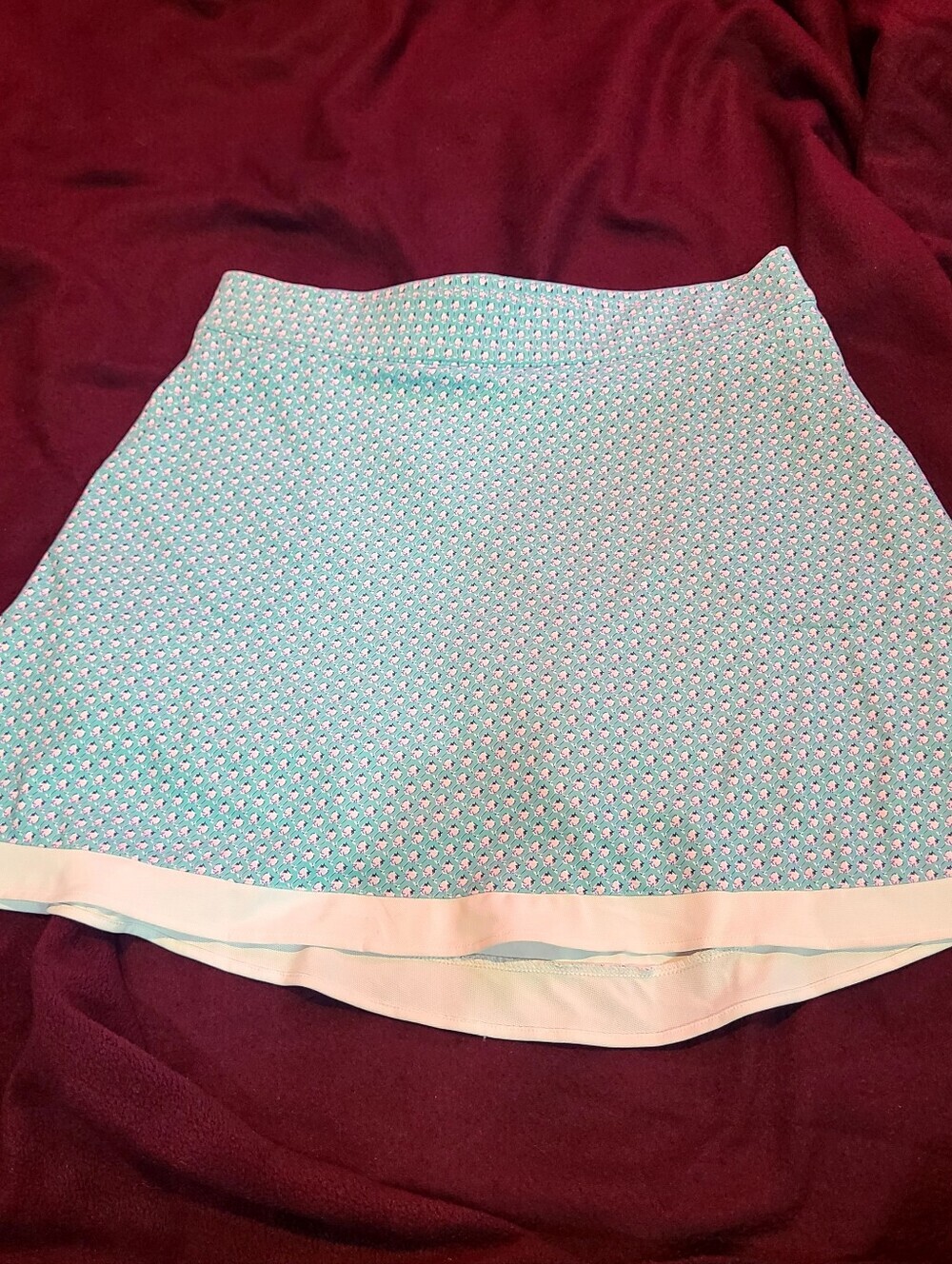 NWT PETER MILLAR Sally Golf Court Skort Spritz Royale Pastel UPF 50 Size M $109 - Picture 5 of 6